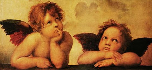 The Sistine Madonna (detail) - Raphael